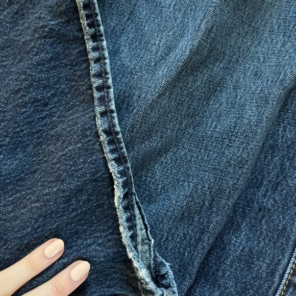 Y2K Baggy dark wash Hollister jeans size 2 regular length - Picture 4 of 9